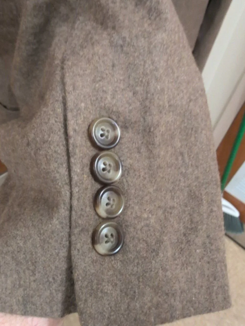 Jos‎ A Bank Suit Jacket 56L Brown Solid 100% Wool Two Button Blazer Sport Coat